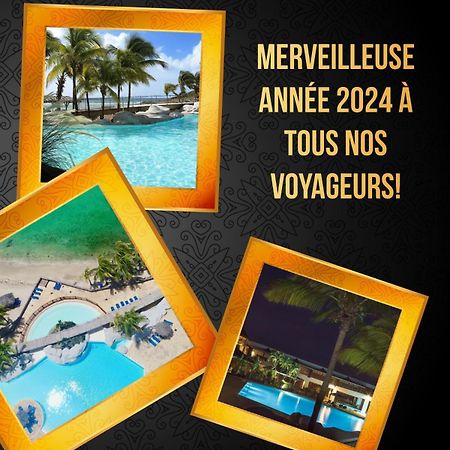 Vue Mer & Acces Direct A La Plage Avec Magnifique Piscine Surveillee Par Un Maitre Nageur サン・フランソワ エクステリア 写真